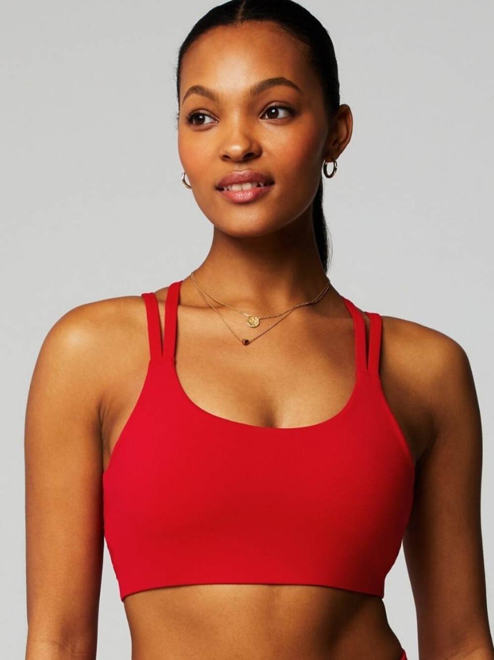 Fabletics Principal Low Impact Bra Heated Red NWT NEW S